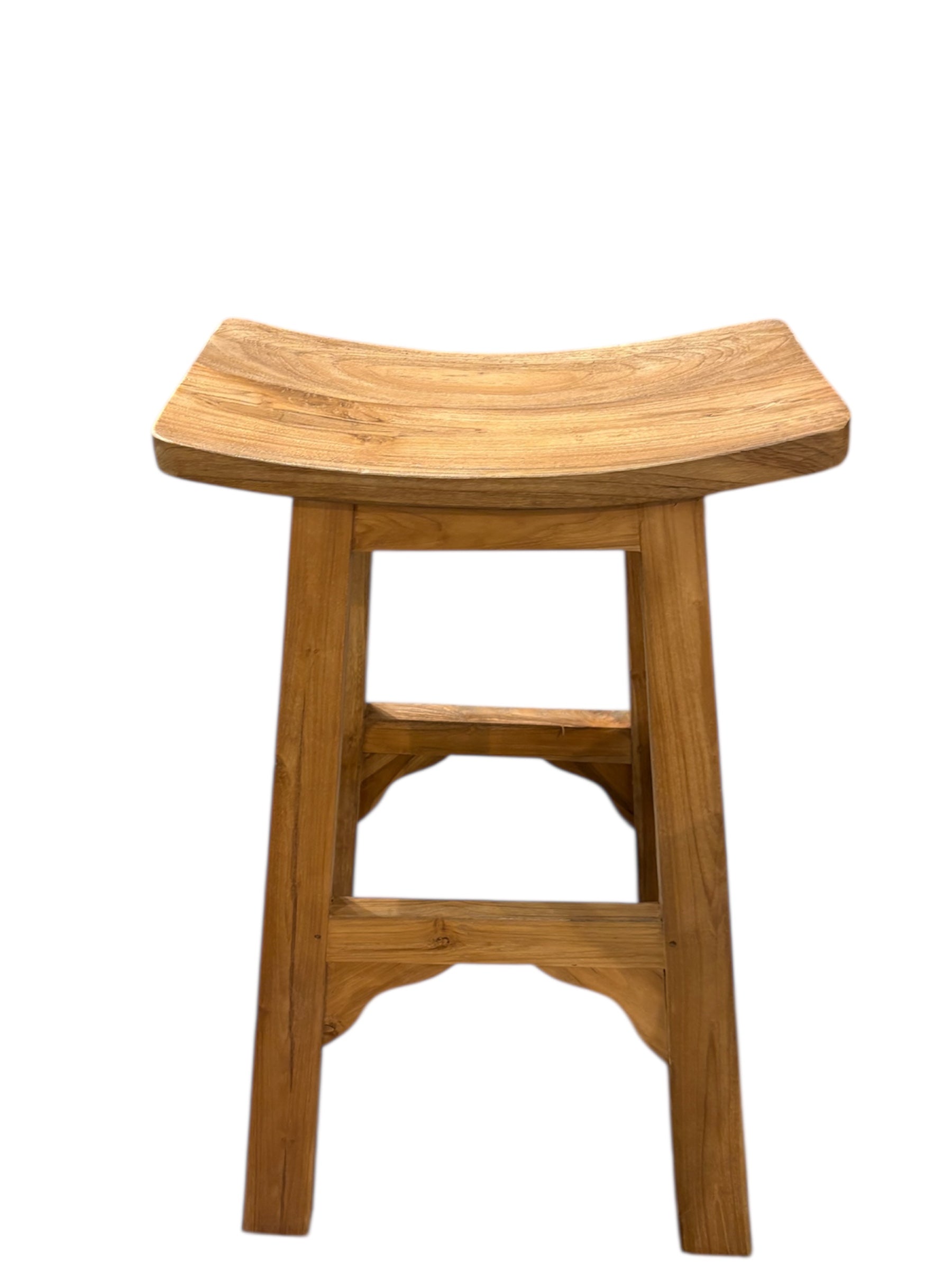 East Solid Teak Bar Stool