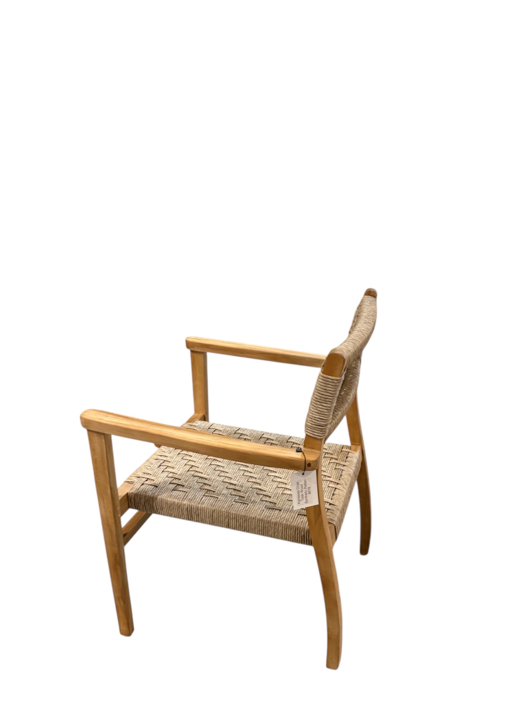 Kanawa Teak Chair with Rattan Braid