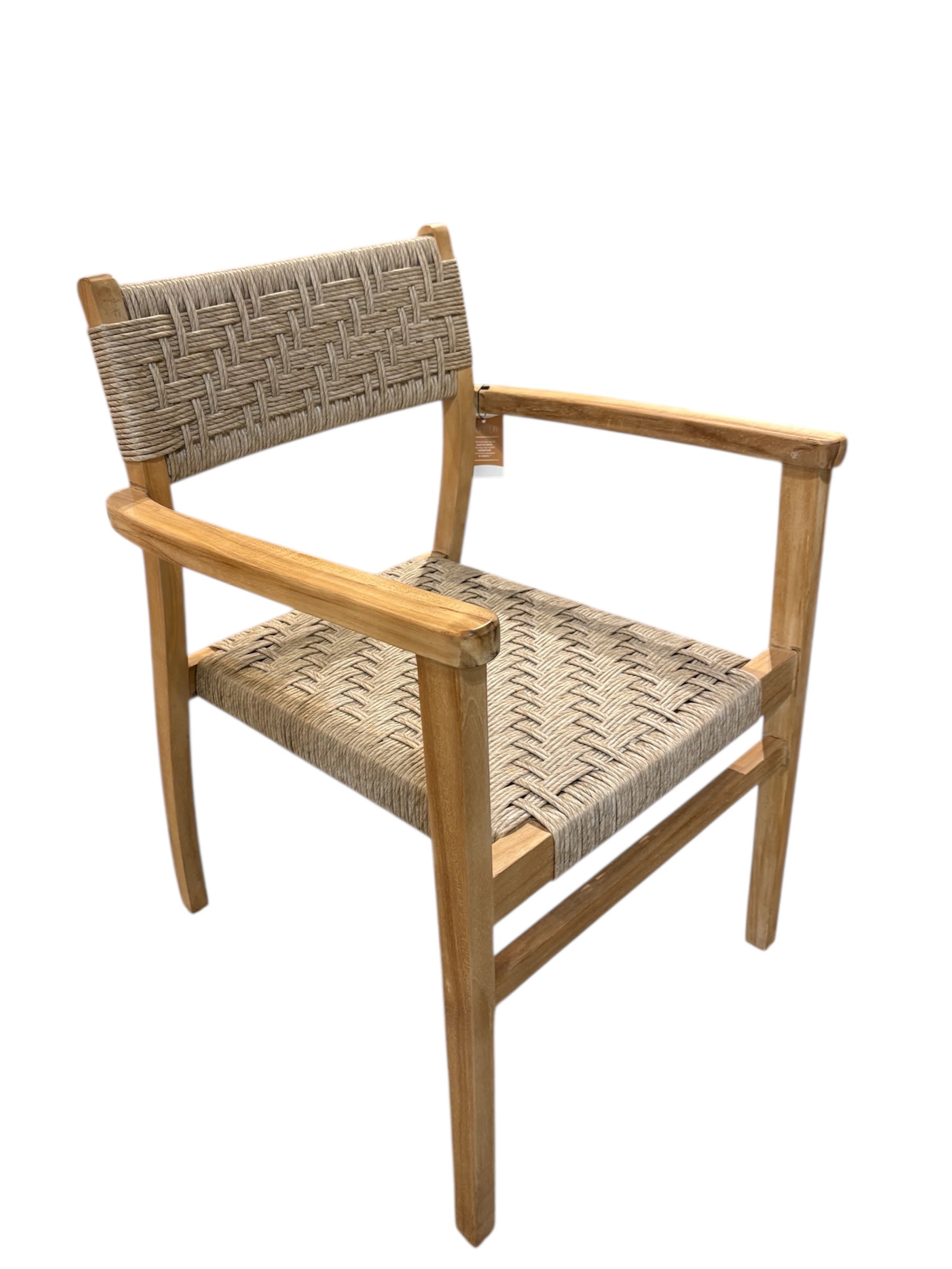 Kanawa Teak Chair with Rattan Braid