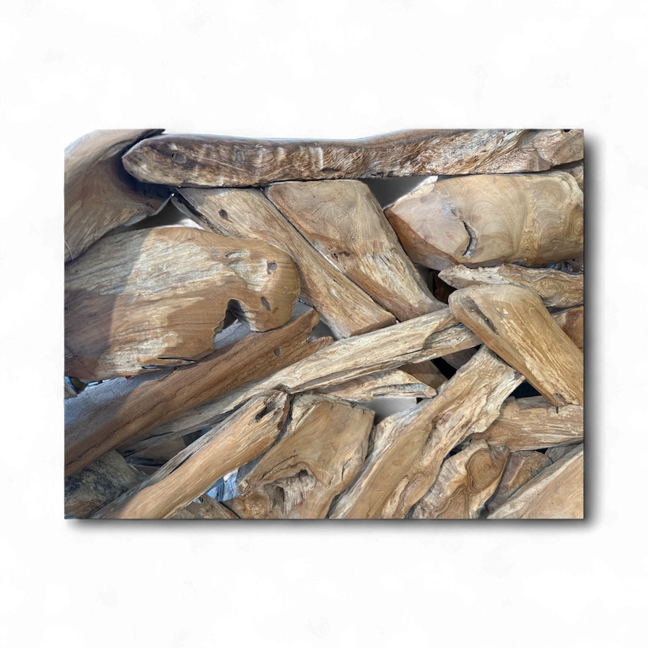 Gaia's Rest Teak Root Bench