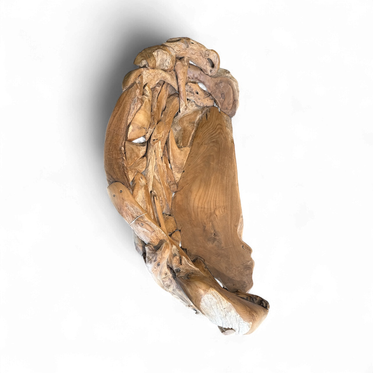 Gaia's Rest Teak Root Bench