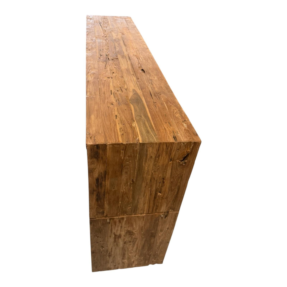 Lunar Teak Console  72x16x36