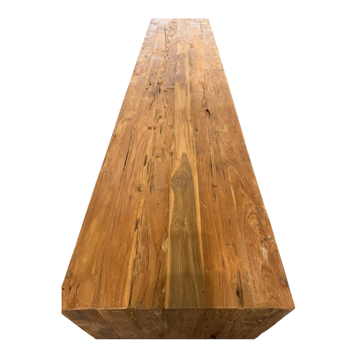 Lunar Teak Console  72x16x36
