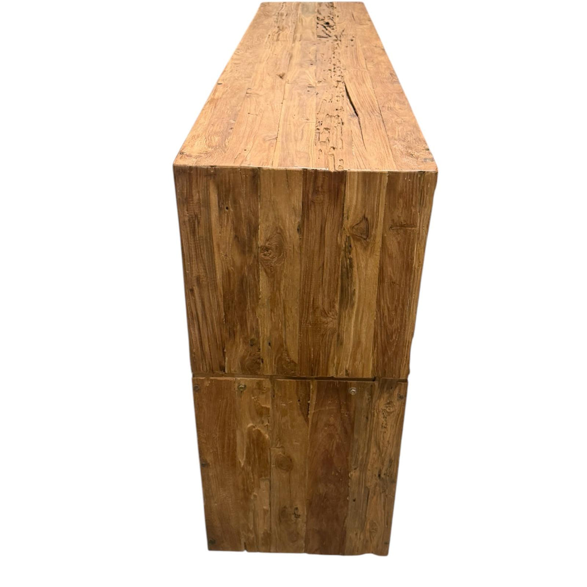 Lunar Teak Console  72x16x36