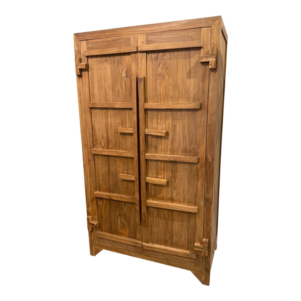 The Kyato Handcrafted Reclaimed Teak Armoire & Storage Cabinet