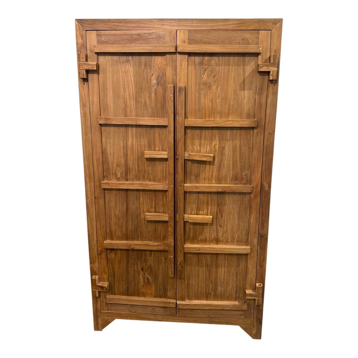 The Kyato Handcrafted Reclaimed Teak Armoire & Storage Cabinet