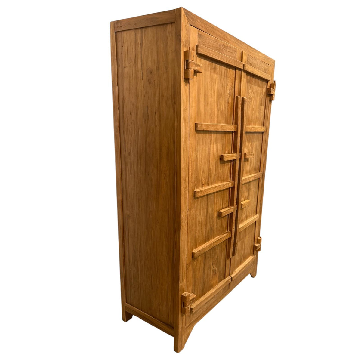 The Kyato Handcrafted Reclaimed Teak Armoire & Storage Cabinet