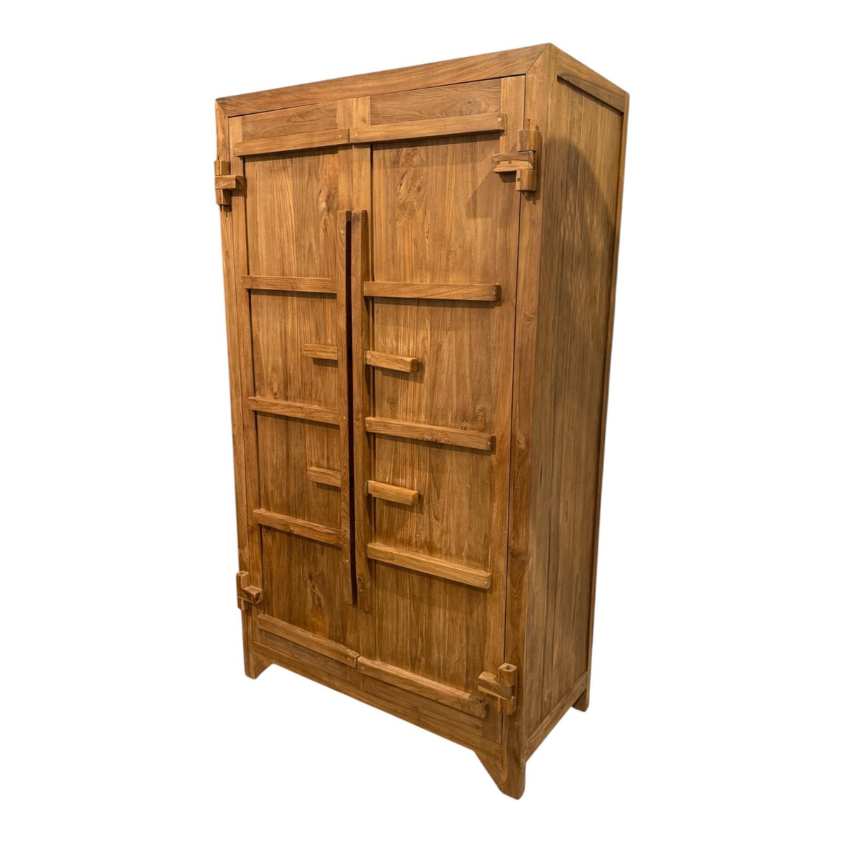 The Kyato Handcrafted Reclaimed Teak Armoire & Storage Cabinet