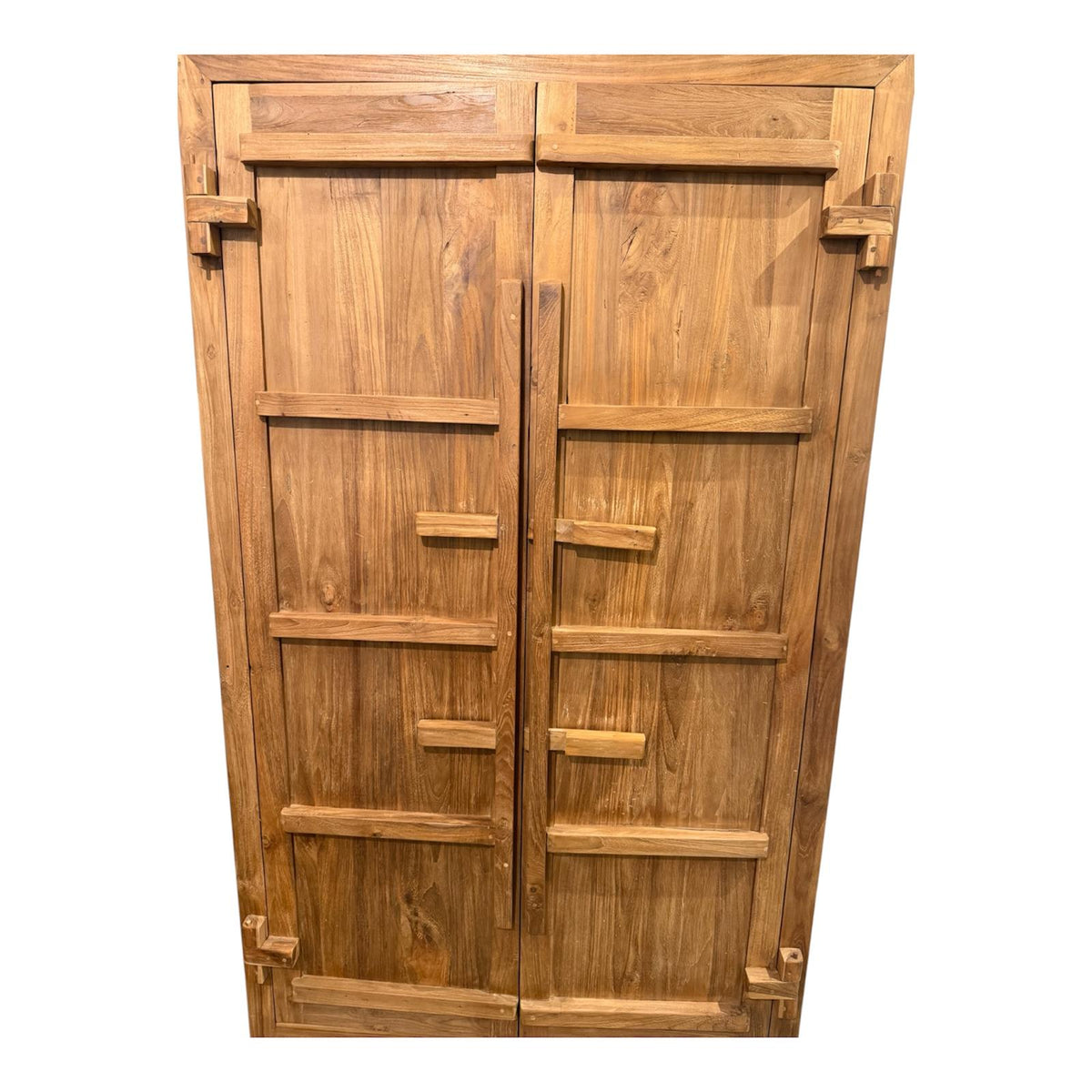 The Kyato Handcrafted Reclaimed Teak Armoire & Storage Cabinet