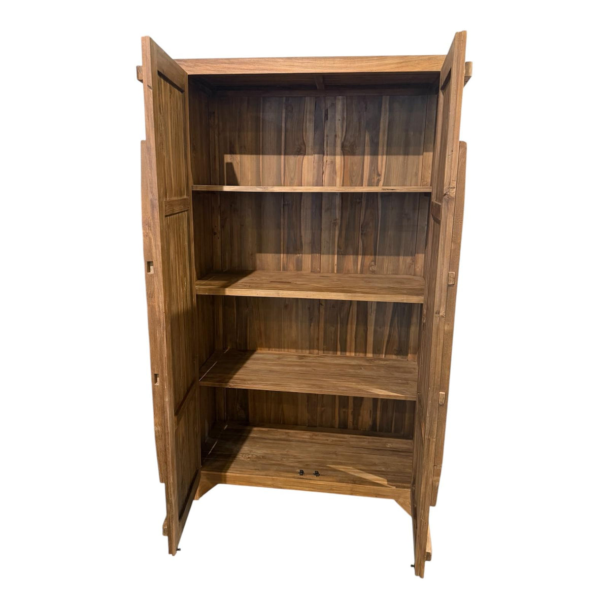 The Kyato Handcrafted Reclaimed Teak Armoire & Storage Cabinet